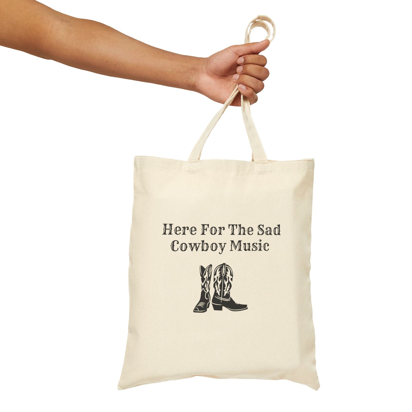 Tote Bag Sad Country Music Lover Design Canvas