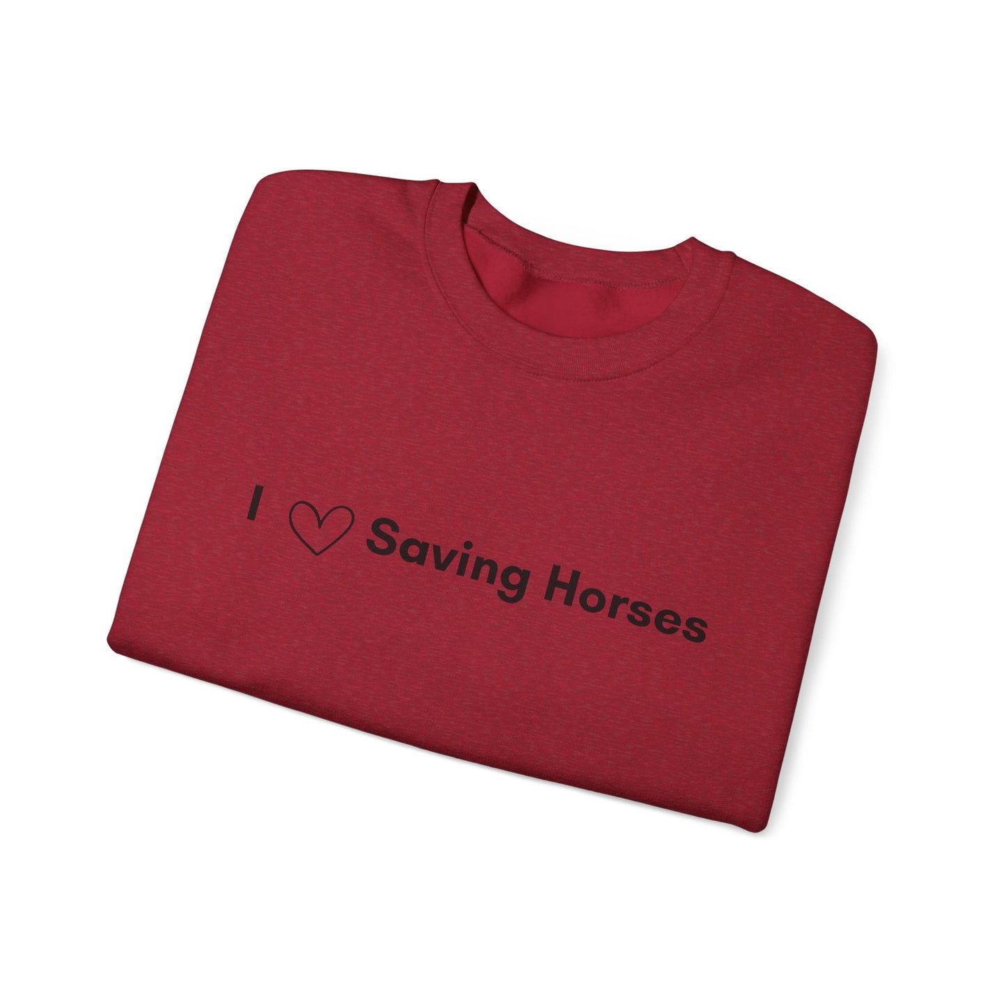 Cowboy Western Unisex Crewneck Sweatshirt - 'Save a Horse' Design