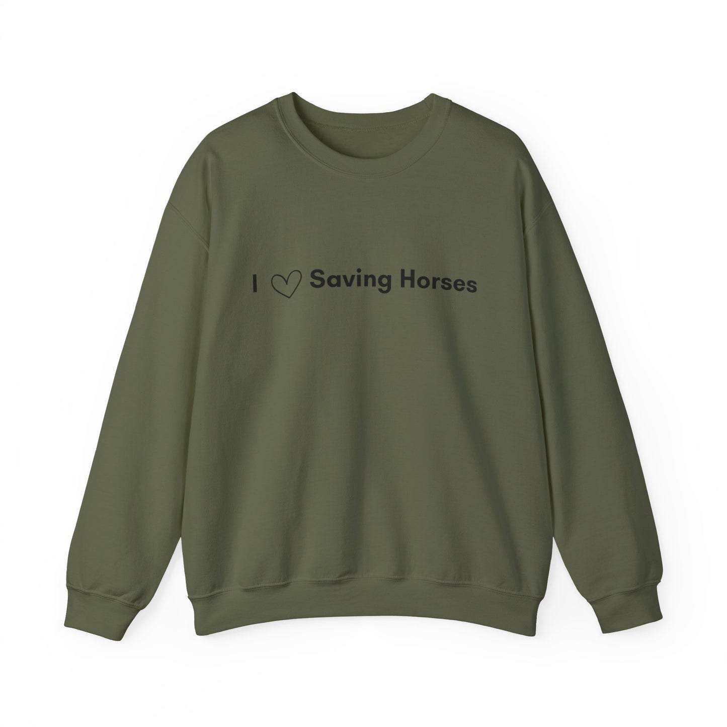 Cowboy Western Unisex Crewneck Sweatshirt - 'Save a Horse' Design