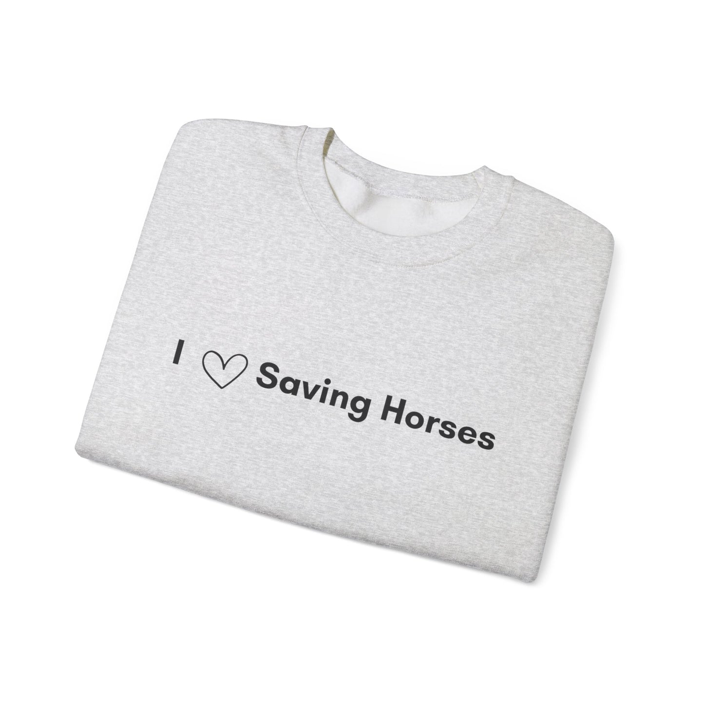 Cowboy Western Unisex Crewneck Sweatshirt - 'Save a Horse' Design
