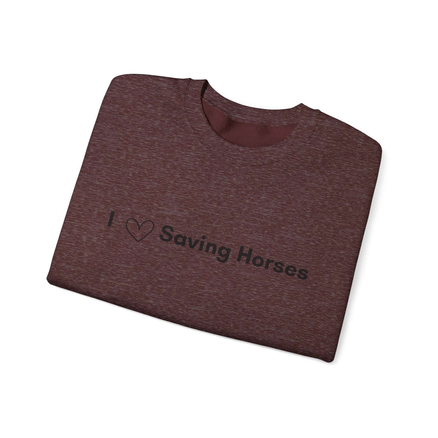 Cowboy Western Unisex Crewneck Sweatshirt - 'Save a Horse' Design