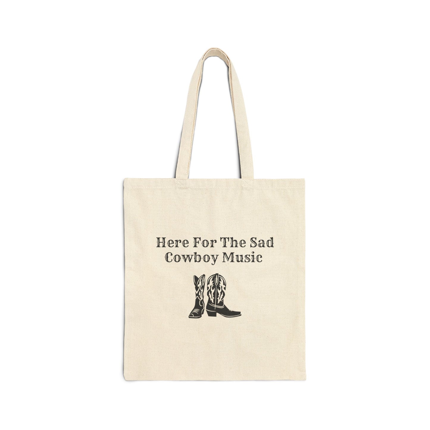 Tote Bag Sad Country Music Lover Design Canvas