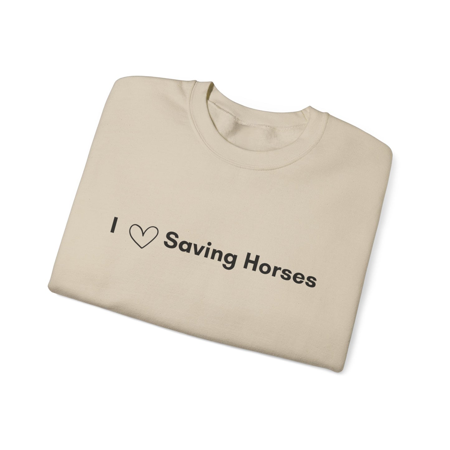 Cowboy Western Unisex Crewneck Sweatshirt - 'Save a Horse' Design