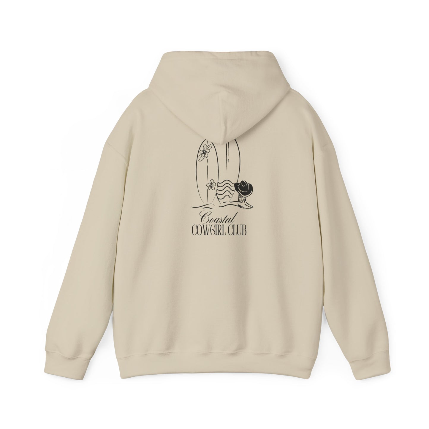 Hooded Sweatshirt - Coastal Cowgirl Design