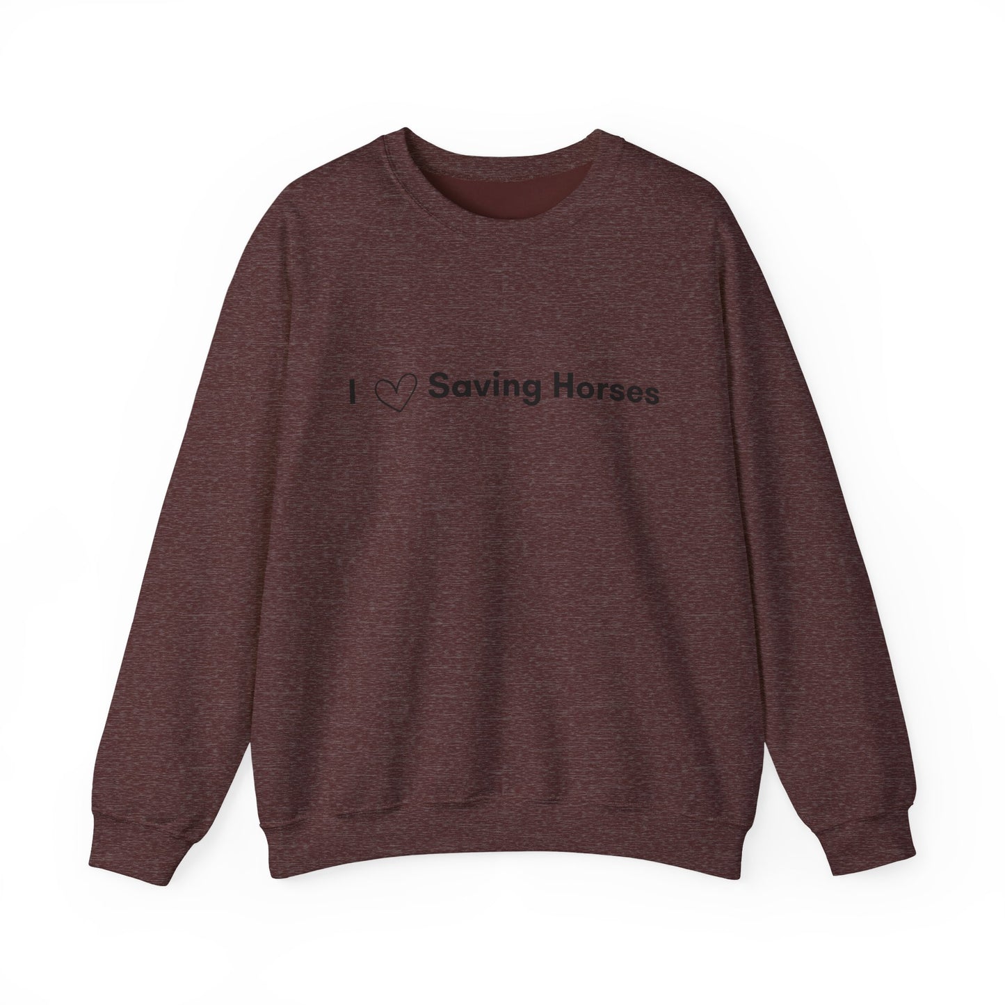 Cowboy Western Unisex Crewneck Sweatshirt - 'Save a Horse' Design