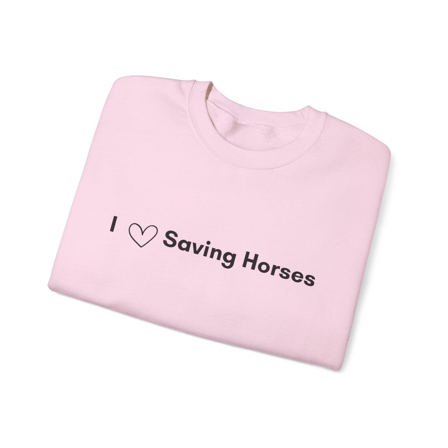 Cowboy Western Unisex Crewneck Sweatshirt - 'Save a Horse' Design