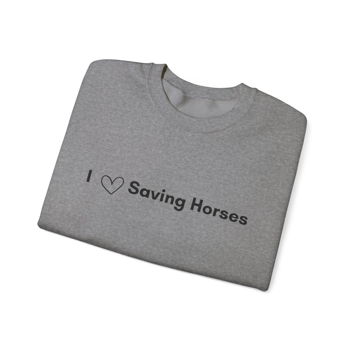 Cowboy Western Unisex Crewneck Sweatshirt - 'Save a Horse' Design