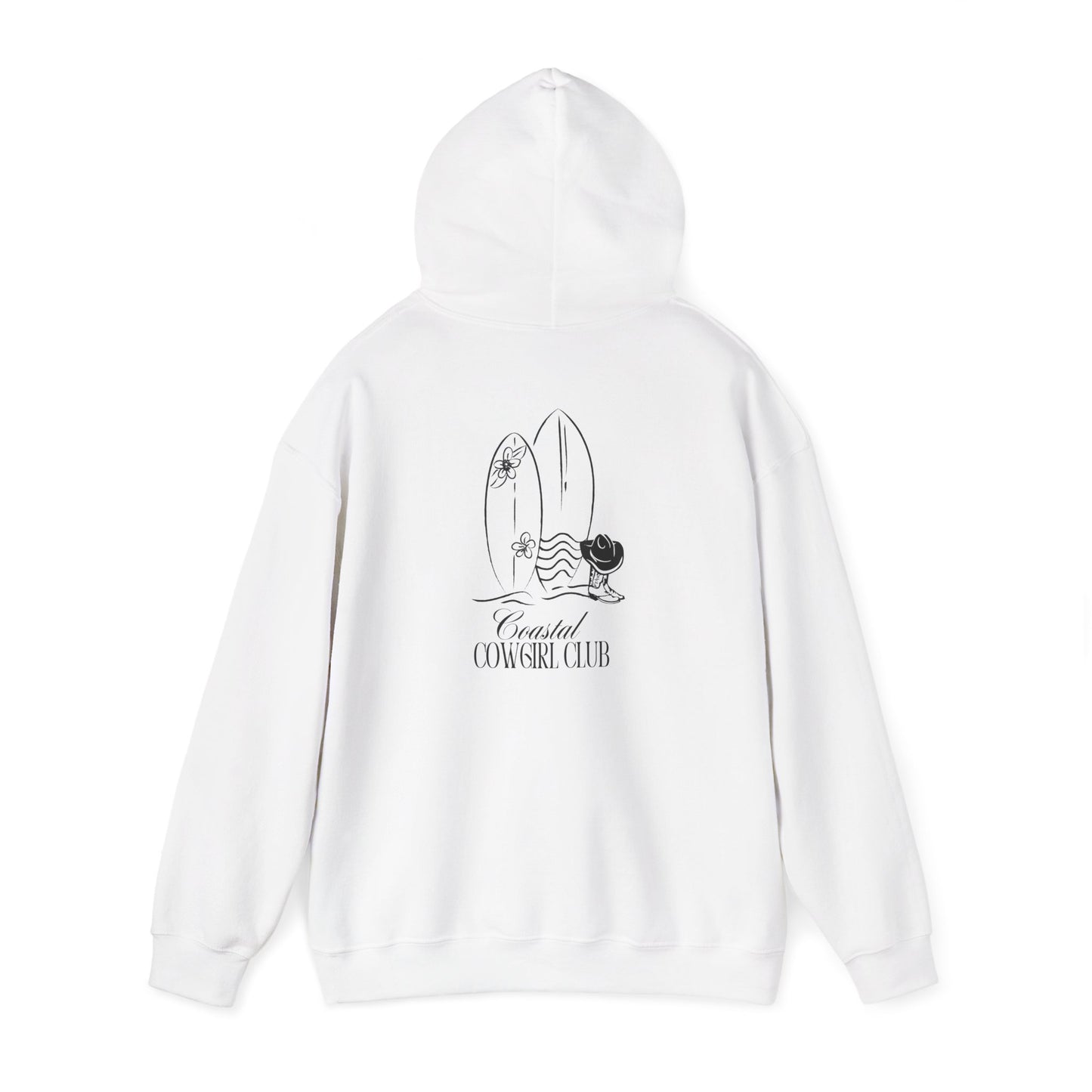 Hooded Sweatshirt - Coastal Cowgirl Design