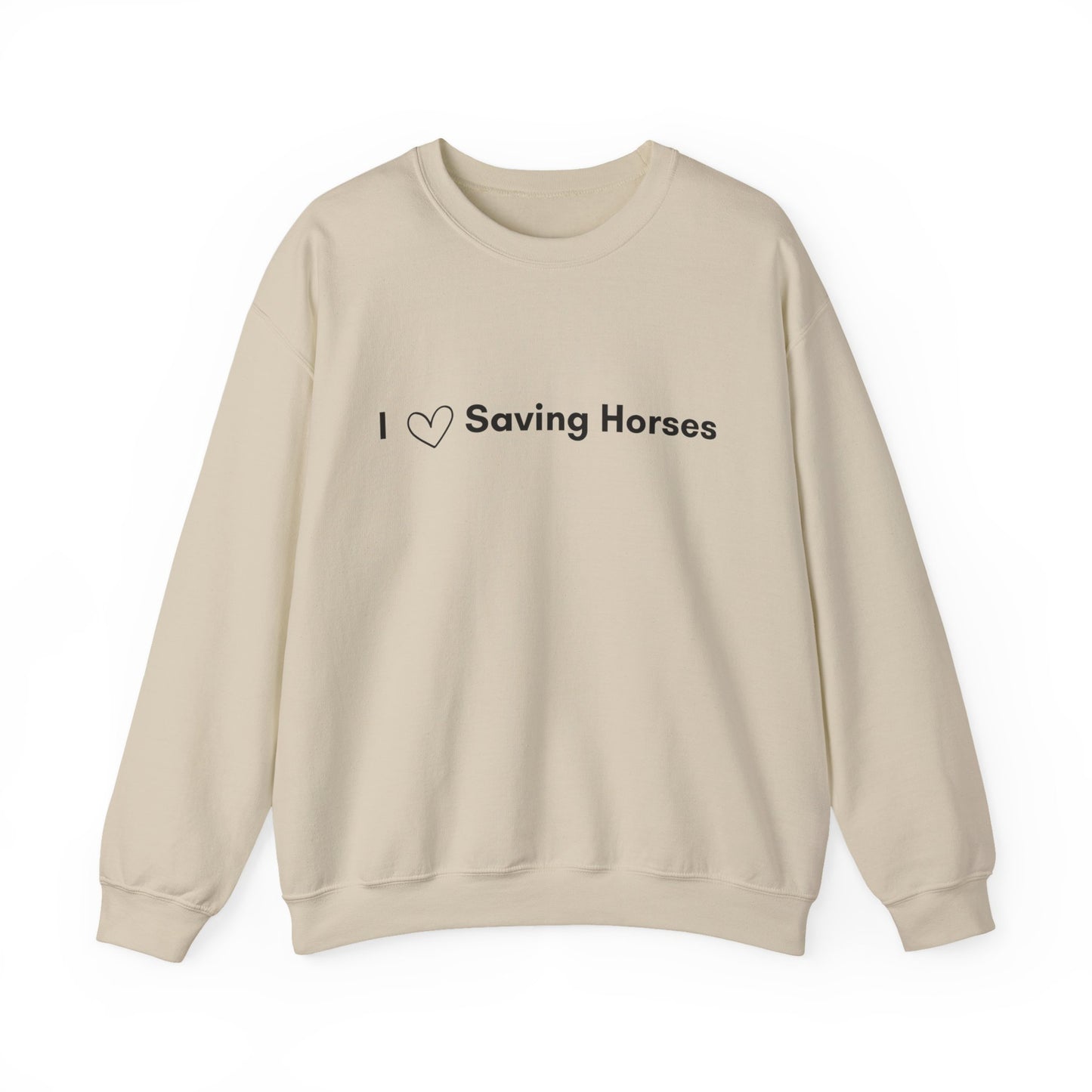 Cowboy Western Unisex Crewneck Sweatshirt - 'Save a Horse' Design