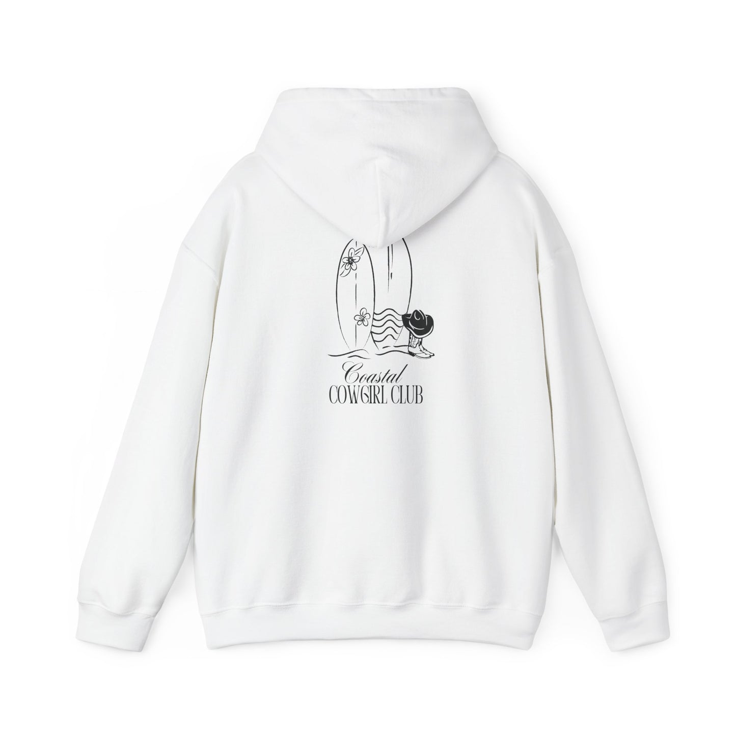 Hooded Sweatshirt - Coastal Cowgirl Design