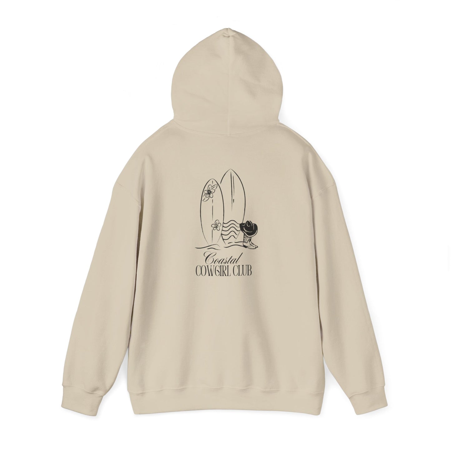 Hooded Sweatshirt - Coastal Cowgirl Design