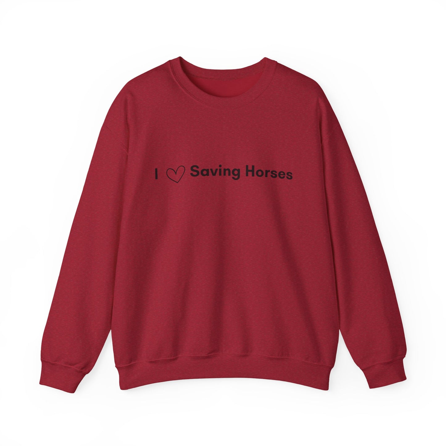 Cowboy Western Unisex Crewneck Sweatshirt - 'Save a Horse' Design