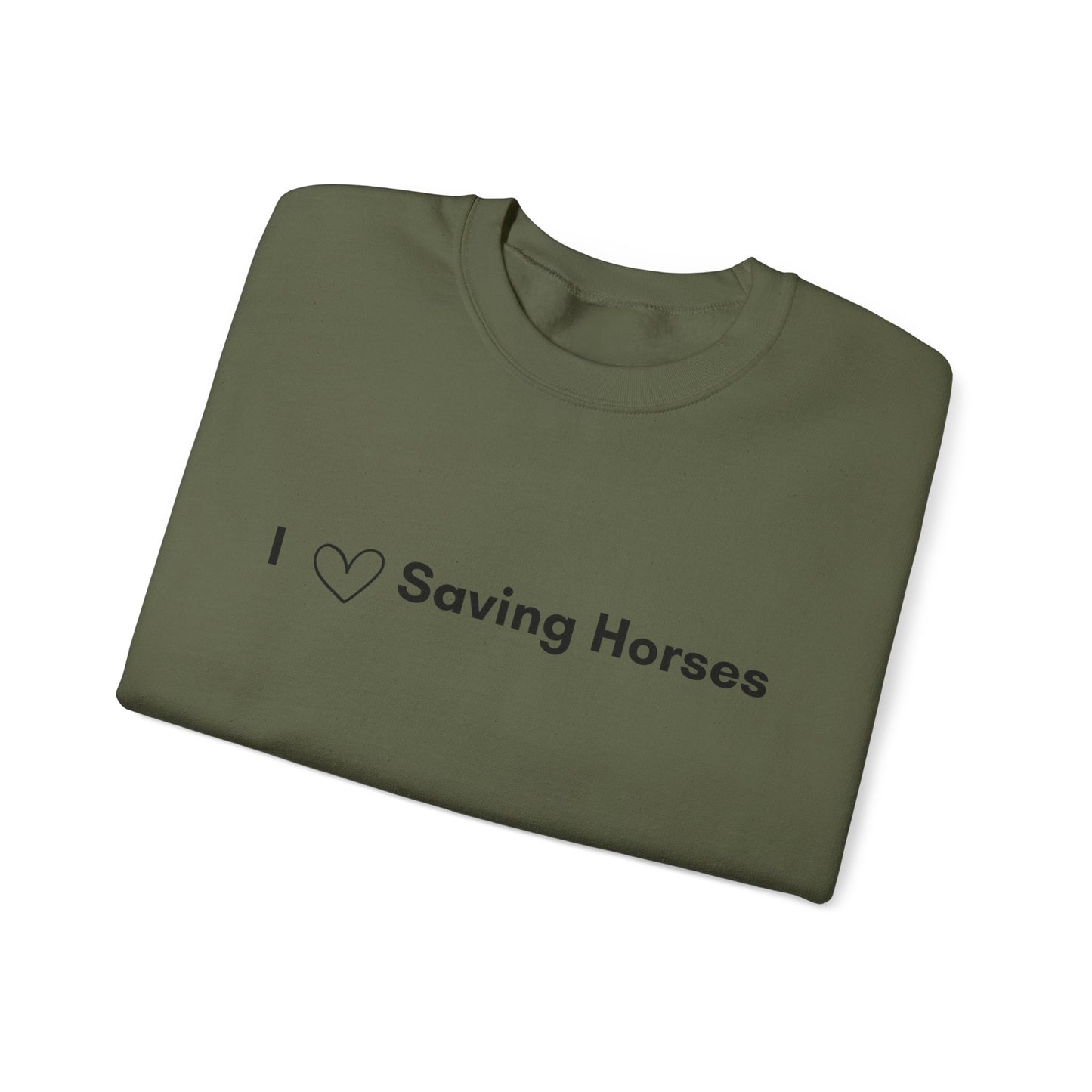 Cowboy Western Unisex Crewneck Sweatshirt - 'Save a Horse' Design