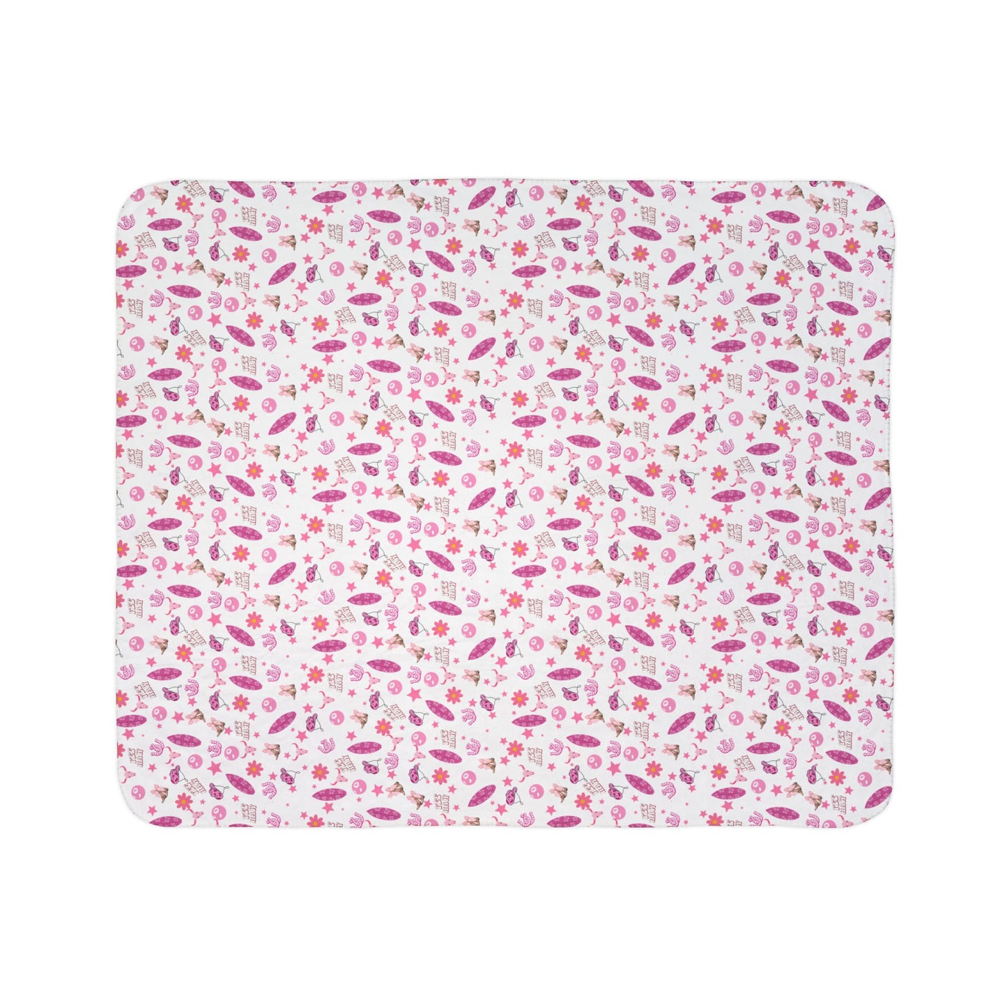 Sherpa Blanket - Lucky Coastal Cowgirl Design
