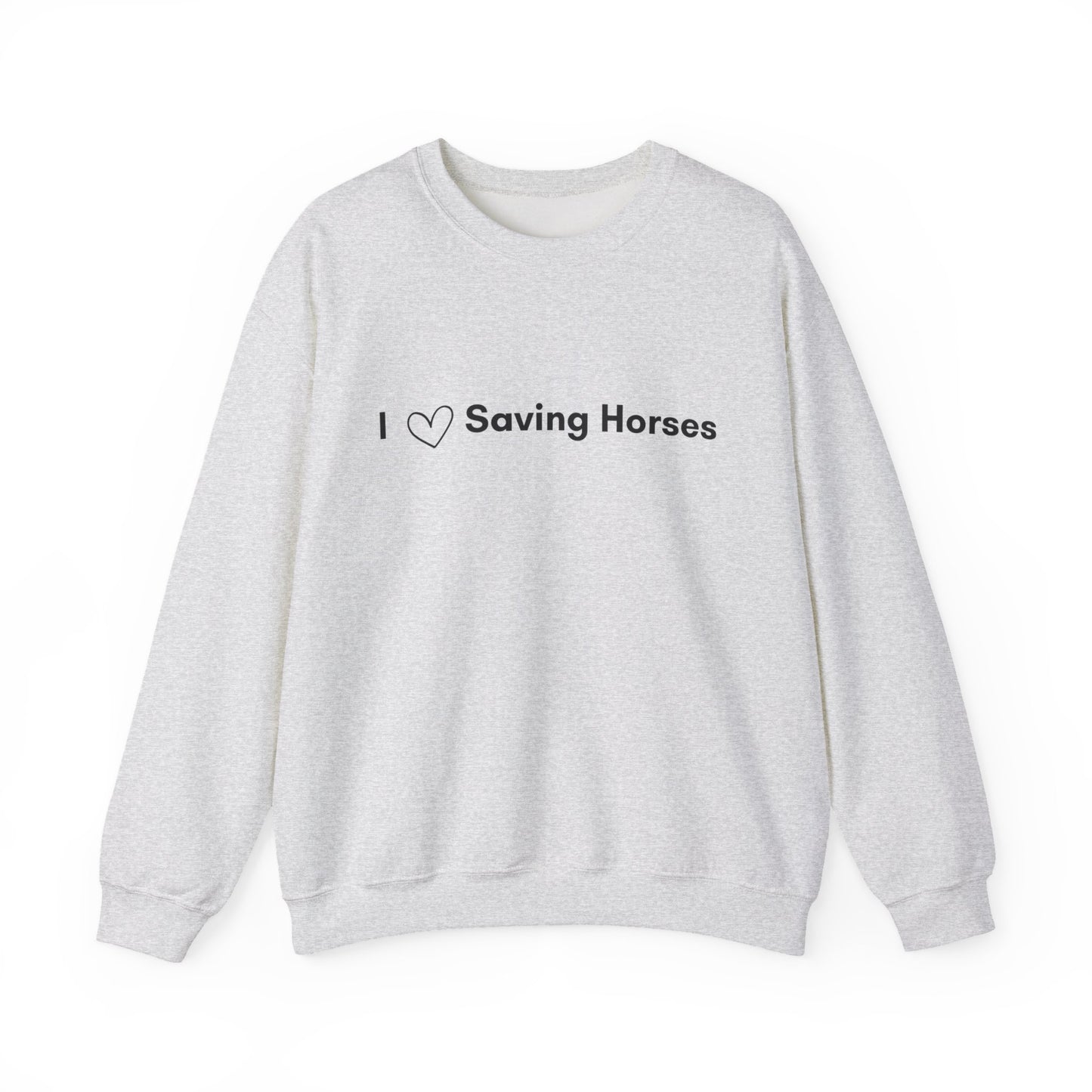 Cowboy Western Unisex Crewneck Sweatshirt - 'Save a Horse' Design