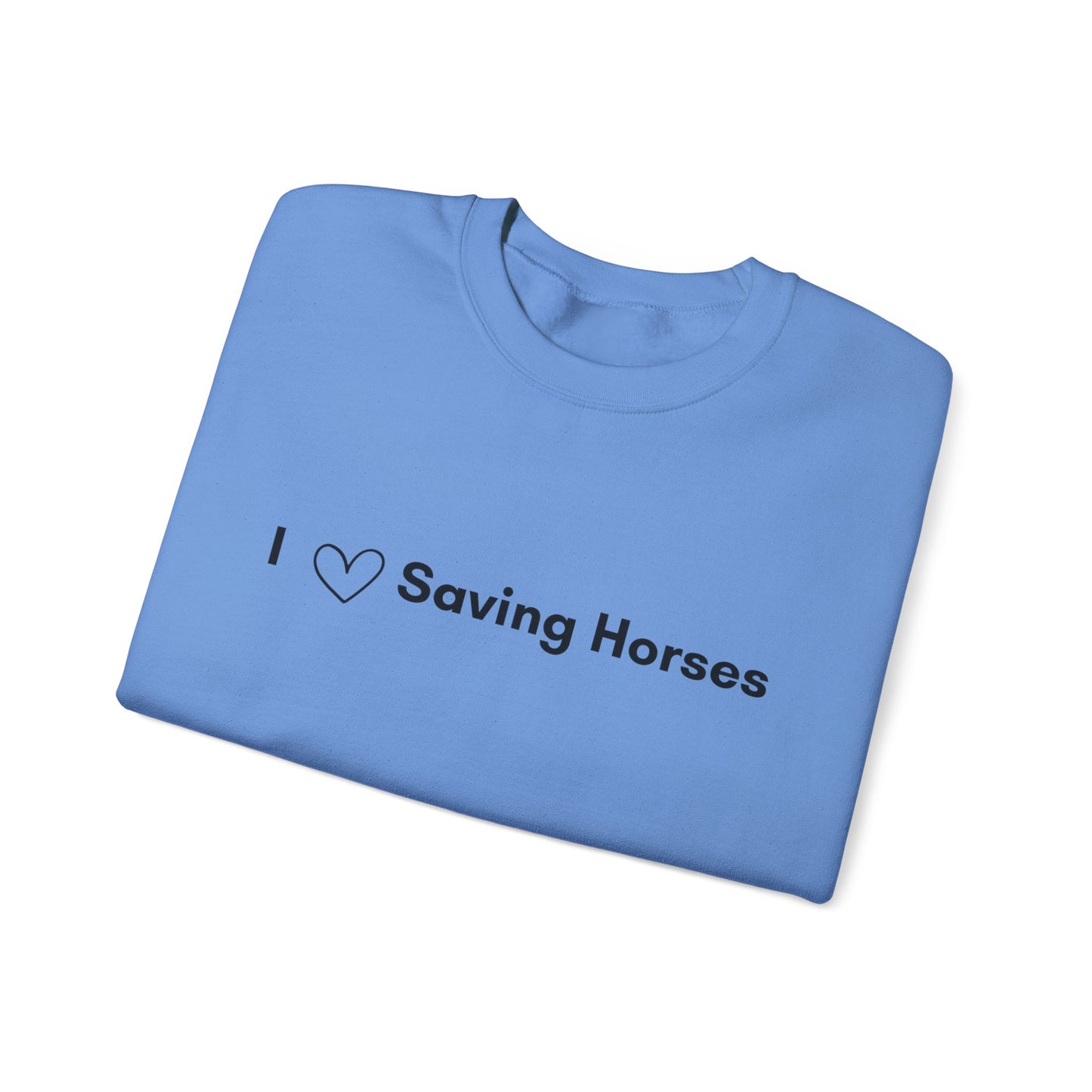 Cowboy Western Unisex Crewneck Sweatshirt - 'Save a Horse' Design