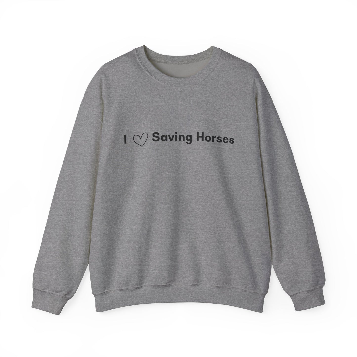 Cowboy Western Unisex Crewneck Sweatshirt - 'Save a Horse' Design